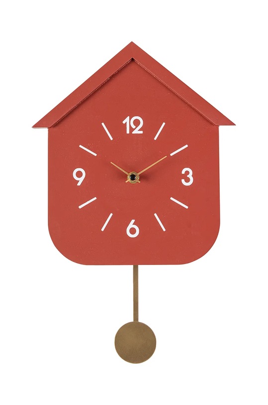 Bizzotto zegar ścienny czerwony 182445