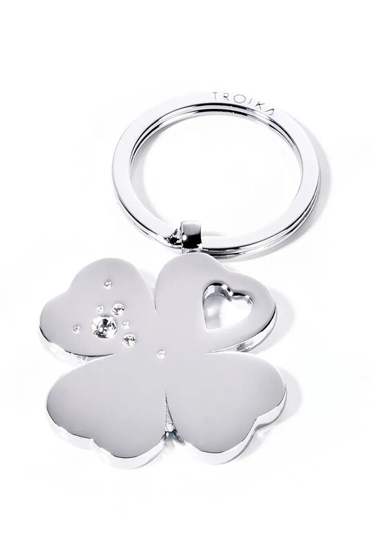 TROIKA breloc Girls Best Friends Clover gri TRKR9.30.CH