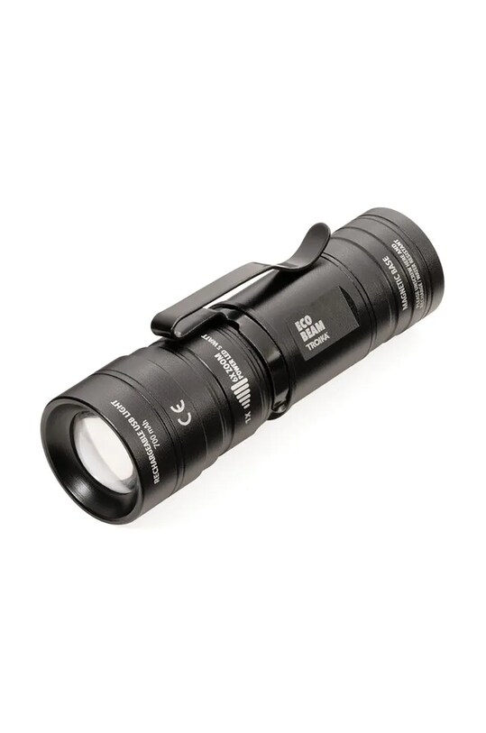 TROIKA lanternă cu clips Eco Beam negru TRTOR52.BK
