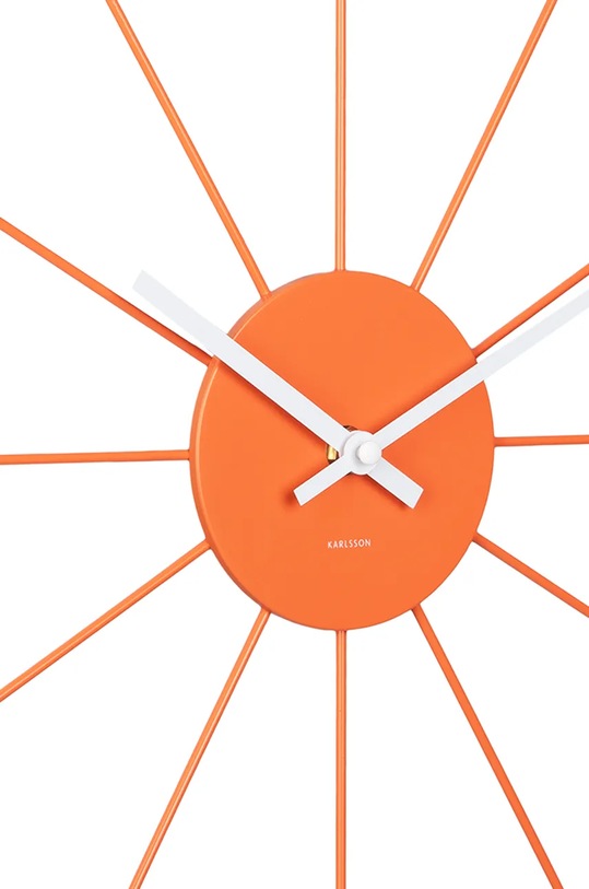 Salotto e camera Karlsson orologio da parete Funky Spider KA5977OR arancione