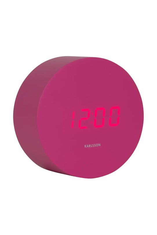 Karlsson ceas cu alarmă Spry Round LED KA5981BP roz AA00