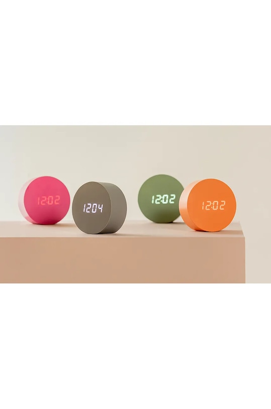 Будильник Karlsson Spry Round LED KA5981BP рожевий