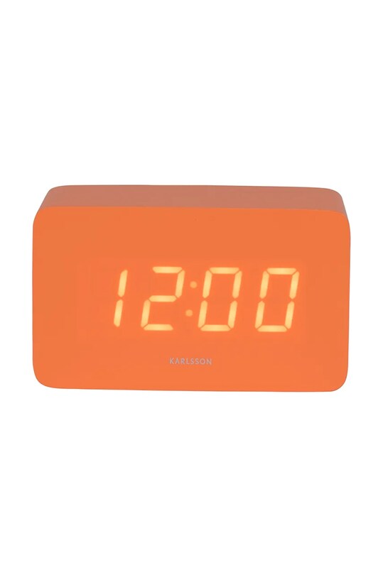 Karlsson ceas cu alarmă Spry Tube LED portocaliu KA5983OR