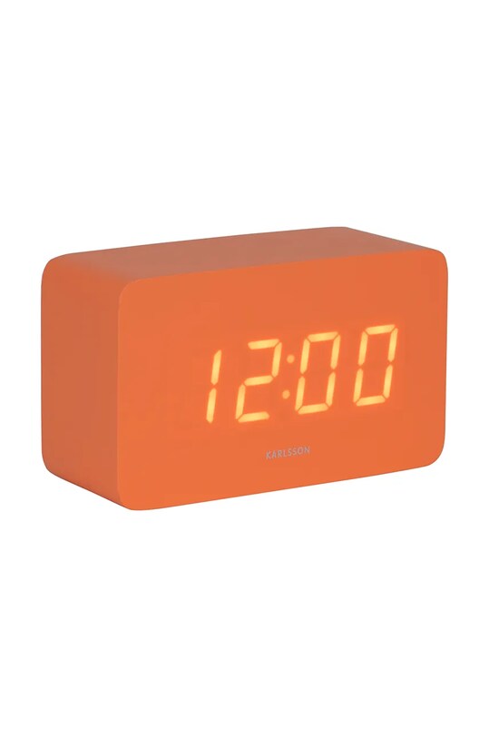 Karlsson ceas cu alarmă Spry Tube LED KA5983OR portocaliu AA00