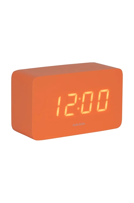 Karlsson ceas cu alarmă Spry Tube LED KA5983OR portocaliu AA00