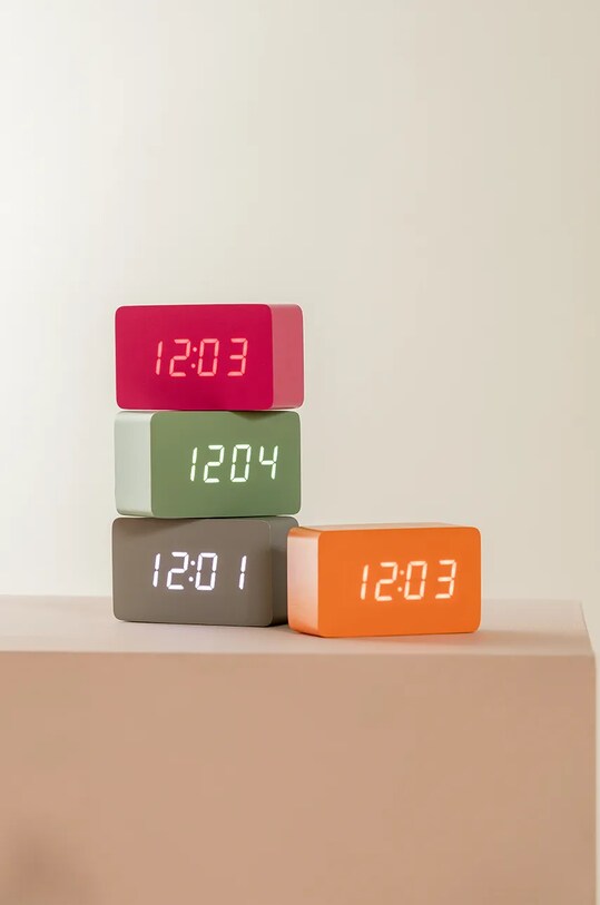 Karlsson ceas cu alarmă Spry Tube LED portocaliu KA5983OR