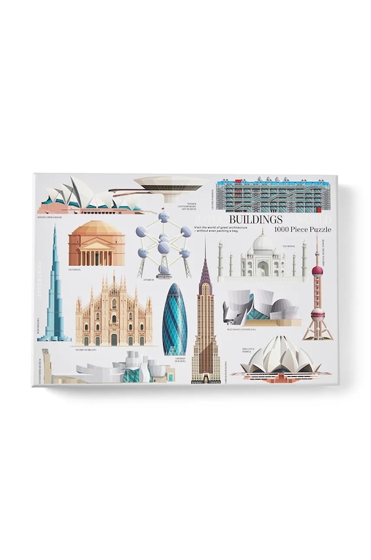 Printworks puzzle Iconic Buildings 1000 elementów multicolor PW00643