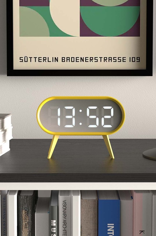 Newgate ceas cu alarmă Cyborg Alarm Clock galben KB1036SH.CYBO.S1.Y
