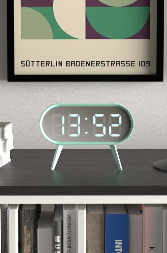 Newgate ceas cu alarmă Cyborg Alarm Clock albastru KB1031SH.CYBO.S1.BL