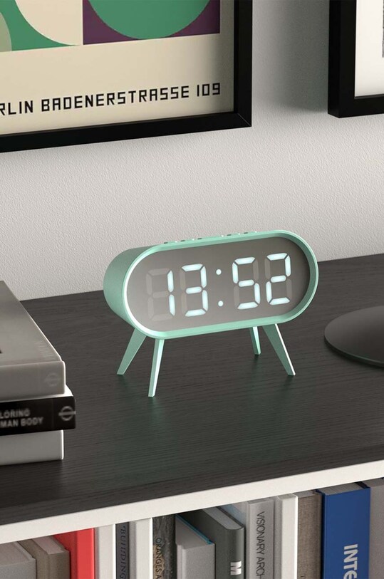 Living și dormitor Newgate ceas cu alarmă Cyborg Alarm Clock KB1031SH.CYBO.S1.BL albastru