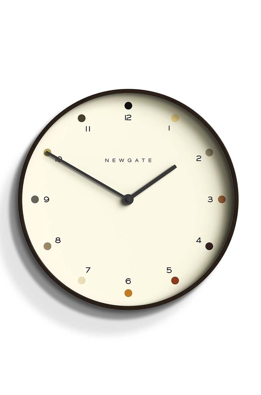 Newgate zegar ścienny Mr Clarke Dot Wall Clock czarny KB993MRC130PLY40