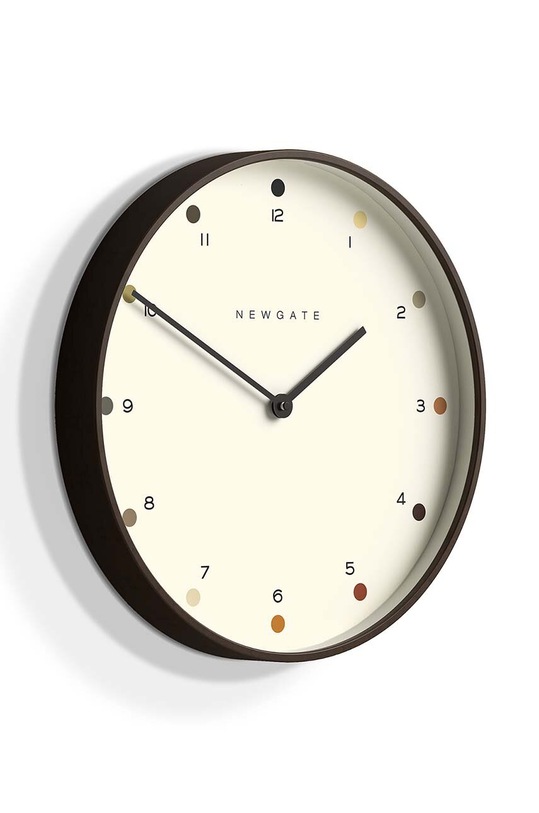 Newgate zegar ścienny Mr Clarke Dot Wall Clock KB993MRC130PLY40 czarny AA00