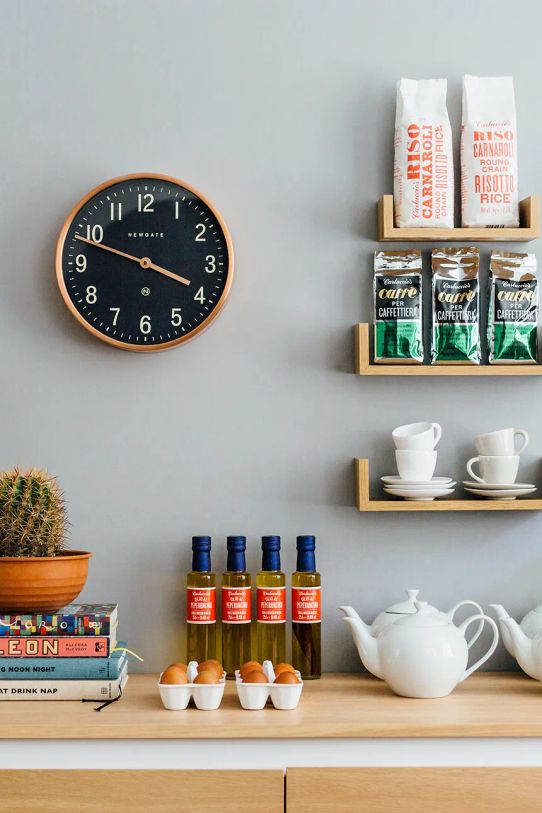 Ρολόι τοίχου Newgate Master Edwards Wall Clock μαύρο KB995LUGG372RAC