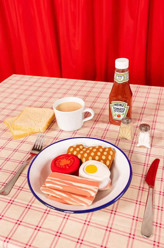 Ponožky Eat My Socks English Breakfast 2-pack EMSNCREBX2