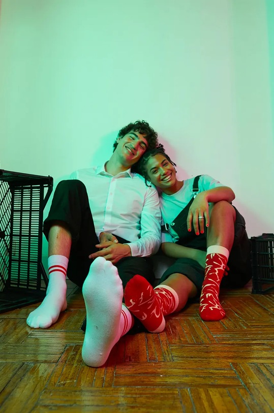 Abbigliamento Eat My Socks calzini Rump Steak pacco da 2 EMSNCARST2 multicolore