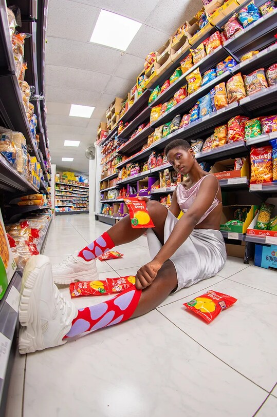 Îmbrăcăminte Eat My Socks sosete Salty Chips EMSNOCCHIPR multicolor