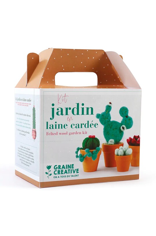 Graine Creative trusă pentru mascota din lână diy Laine Cardee Jardin multicolor 420235
