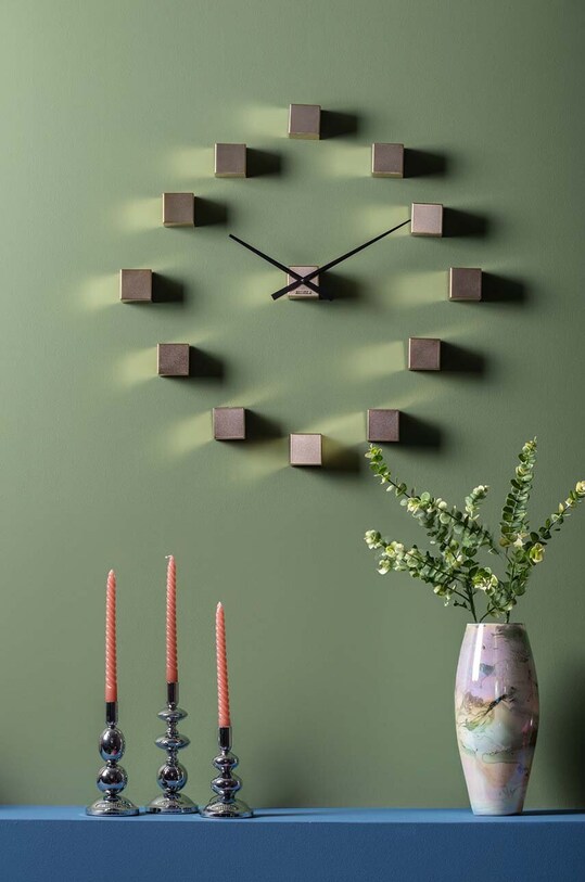 Nástenné hodiny Karlsson DIY Cubic Metallic viacfarebná KA5974GD