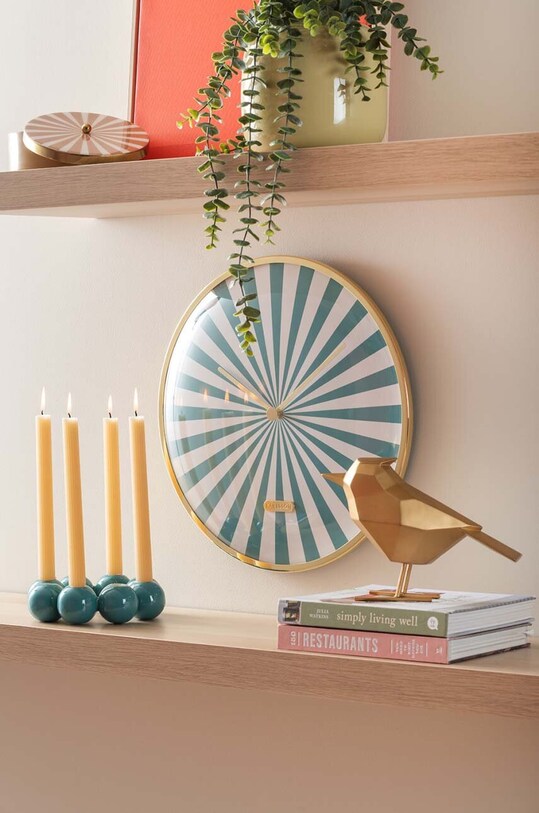 Настінний годинник Karlsson Candy Swirl Dome барвистий KA6007BL