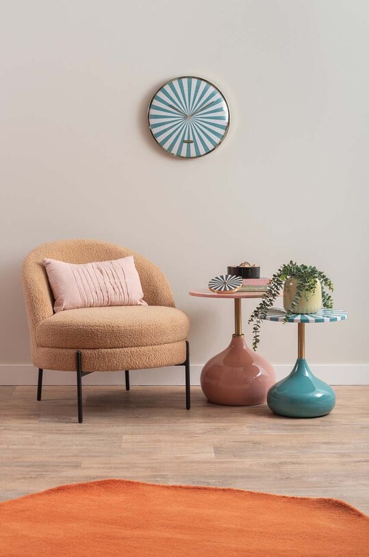 Настінний годинник Karlsson Candy Swirl Dome KA6007BL барвистий