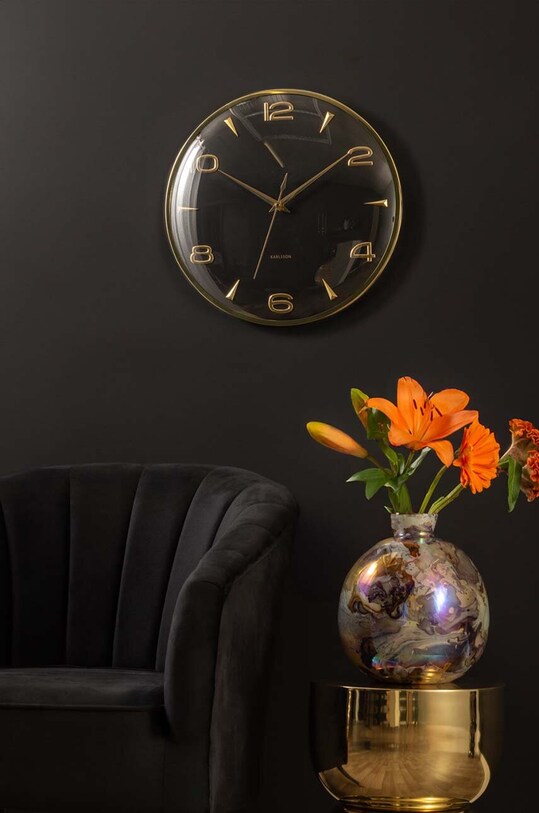 Настінний годинник Karlsson Sienna Glow барвистий KA6017BK