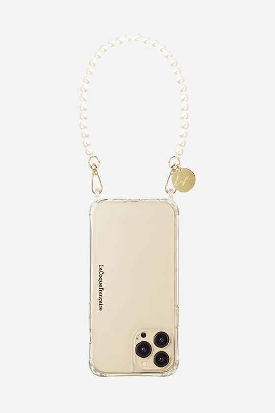 LaCoqueFrançaise lanț pentru telefon Agathe 40 cm LE314889 alb AA00