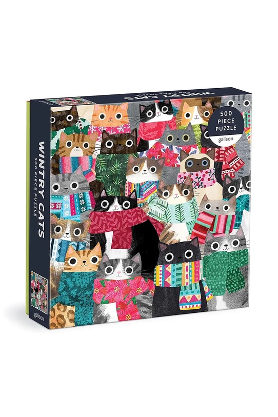 Galison puzzle Wintry Cats 500 elementów multicolor 63693