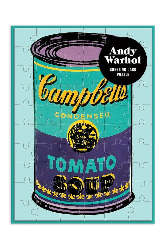 Galison zestaw diy kartka puzzle Andy Warhol Soup Can Greeting Card multicolor 67203