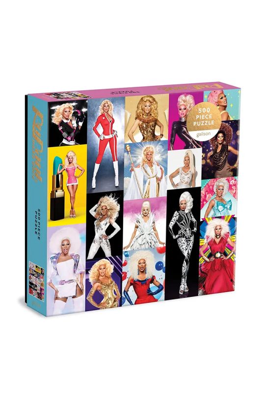 Puzzle Galison RuPaul's Drag Race 500 elementów viacfarebná 60746