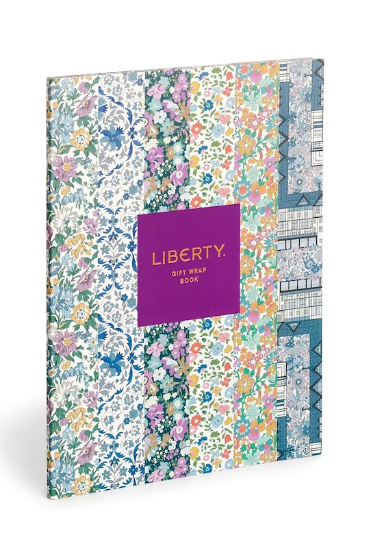 Galison hârtie de împachetat cadouri Liberty Gift Wrap Book multicolor 60615.