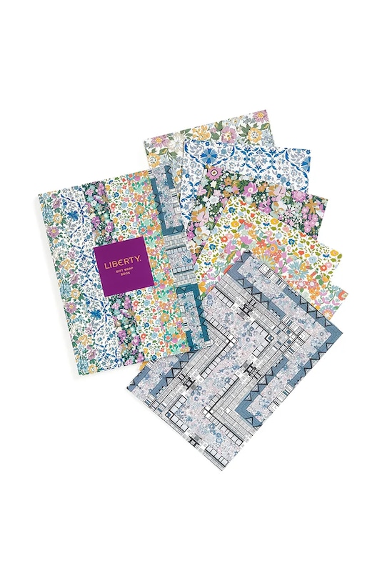 Lifestyle Galison hârtie de împachetat cadouri Liberty Gift Wrap Book 60615. multicolor