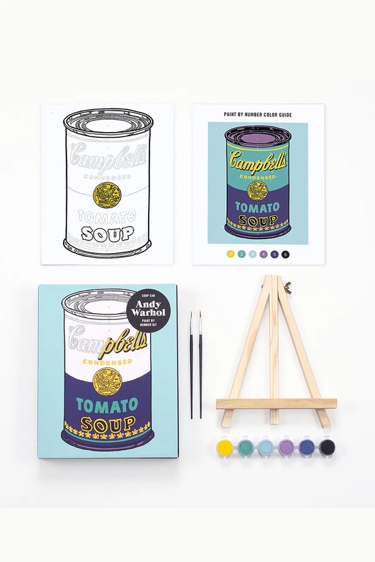 Набір для малювання за номерами Galison Andy Warhol Soup Can 60524 барвистий AA00