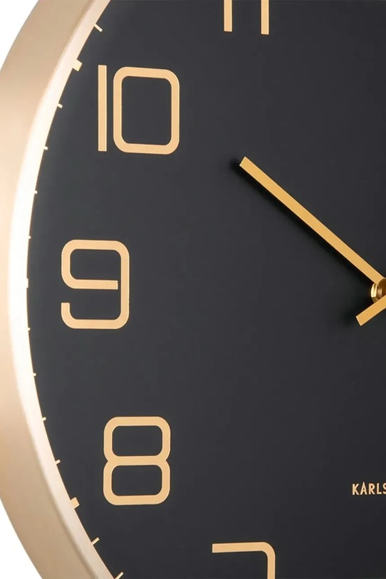 Nástenné hodiny Karlsson Elegance Glow KA5973BK viacfarebná AA00