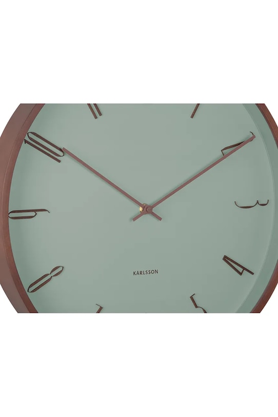 Salon i sypialnia Karlsson zegar ścienny Scandia KA6014GR multicolor