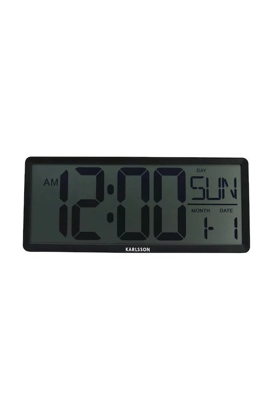 Karlsson ceas de perete Retro LCD multicolor KA6020BK