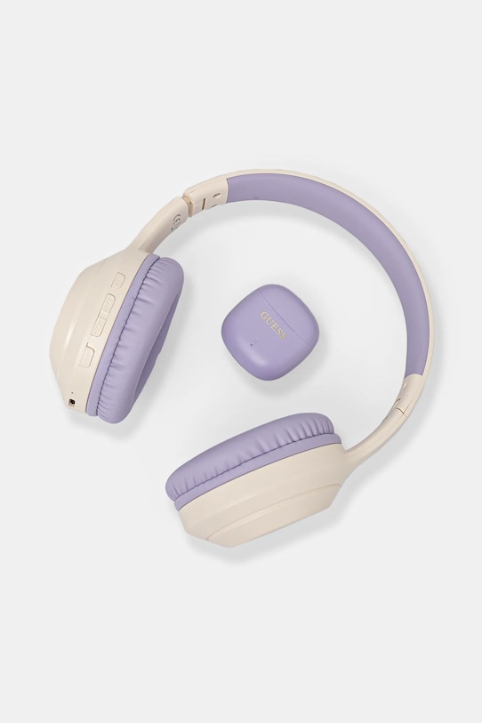 Sada bezdrôtových slúchadiel Guess biela GUOBPV21J14PBCEU