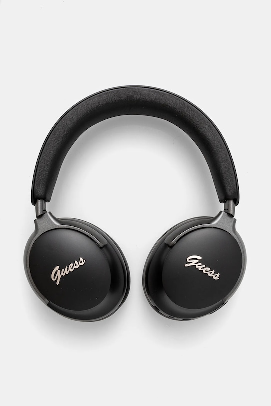 Лайфстайл Бездротові навушники Guess Metal Script Logo GUBHC22PSFCSMK чорний