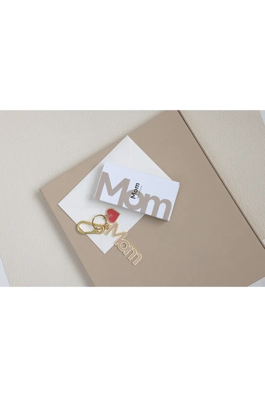 Přívěsek Design Letters Key ring & Bag tag 30302001BEIGEMOM vícebarevná AA00