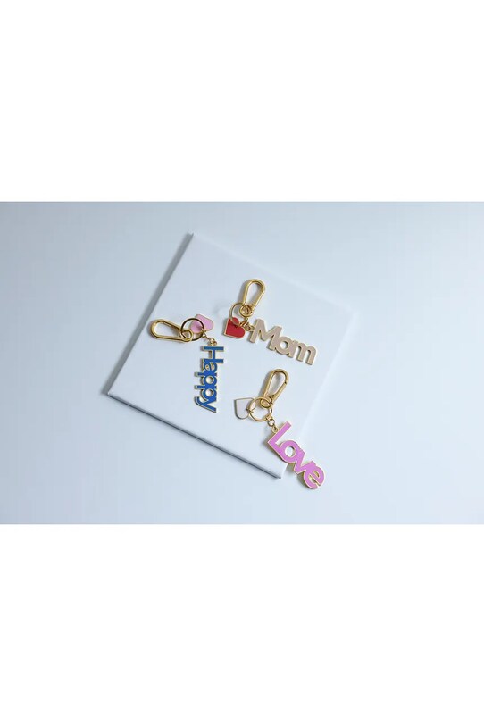 Přívěsek Design Letters Key ring & Bag tag vícebarevná 30302001BEIGEMOM