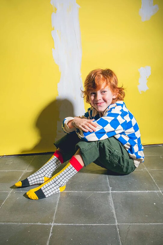 Eat My Socks sosete copii French Fries Kids EMSKIDFRI multicolor