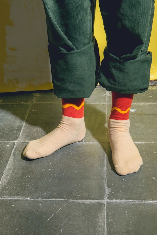 Fete Eat My Socks sosete copii Hot Dog Kids EMSKIDHOT multicolor