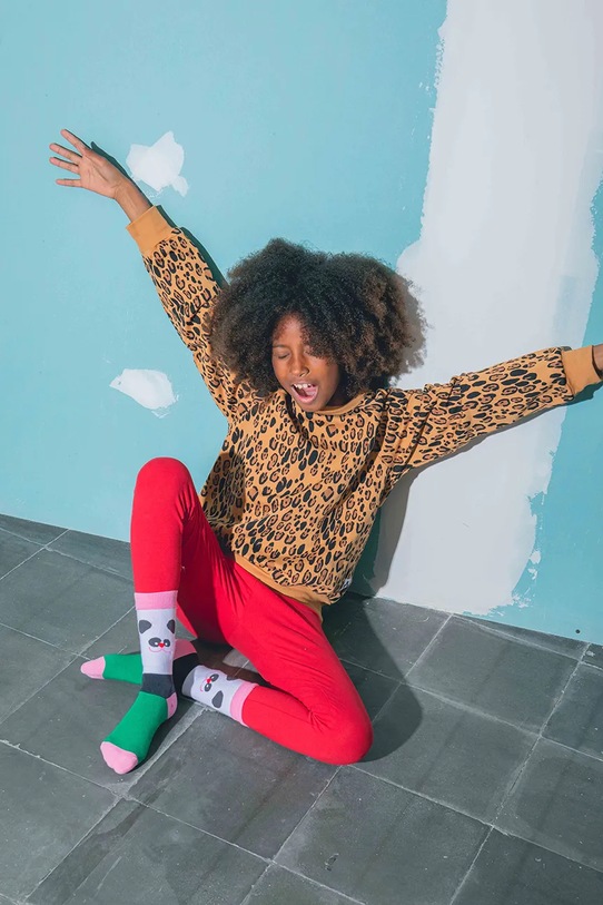 Dětské ponožky Eat My Socks Lazy Panda Kids vícebarevná EMSKIDPAN