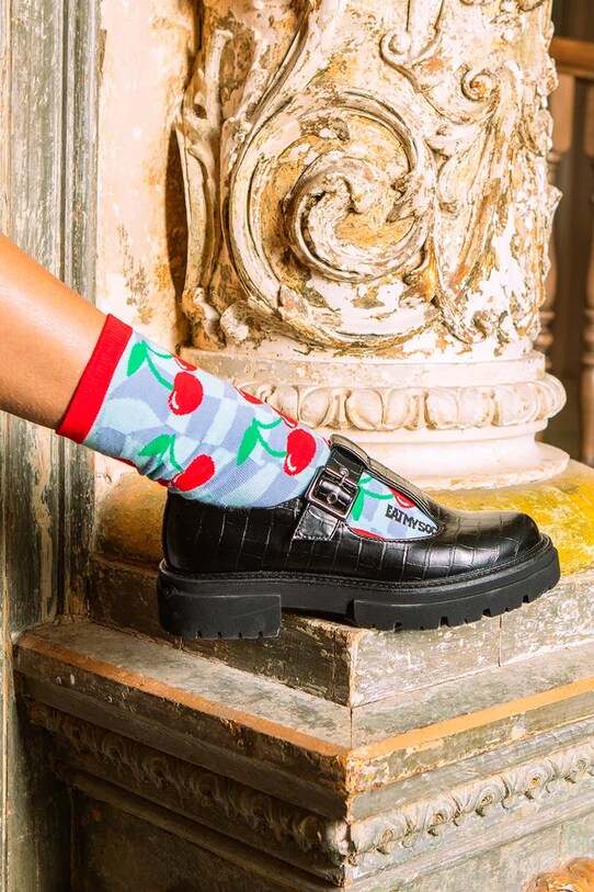 Eat My Socks skarpetki dziecięce Trend Cherry Baby multicolor EMSATCHE