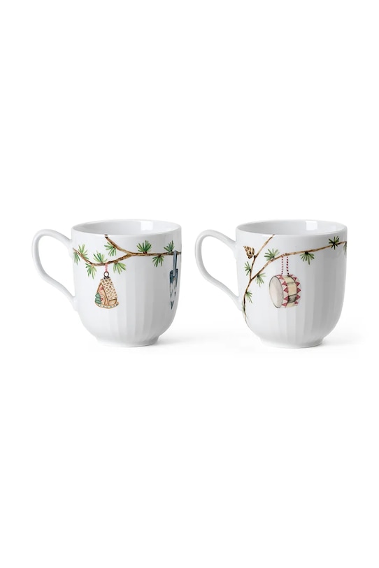 Kähler zestaw kubków Hammershoi 330 ml 2-pack 693200 biały AA00