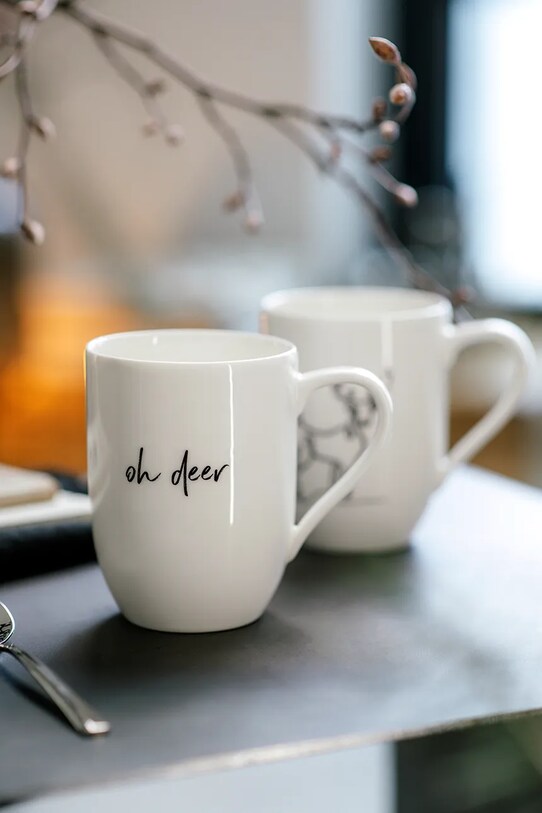 Bucătărie și bar Villeroy & Boch set căni Statement XMAS 340 ml 2-pack 10.1621.8405 alb