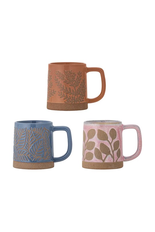 Комплект чаши Bloomingville Kayce 250 ml (3 броя) многоцветен 82061826