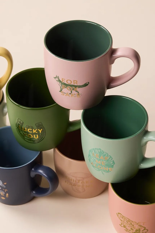 Hrnček Designworks Ink Shiitake Happens 355 ml viacfarebná VSM.2032EU