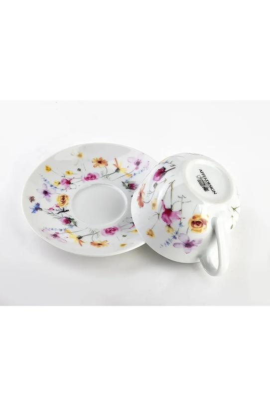 Sada šálok a podšálok pre 2 osoby. Affek Design Joy 245ml HTTC5724.PROM biela AA00