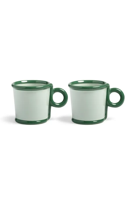 &k amsterdam zestaw kubków 300 ml 2-pack zielony 2844.05