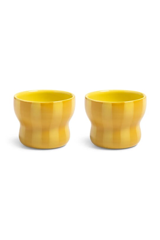 &k amsterdam zestaw kubków 100 ml 2-pack żółty 2845.01